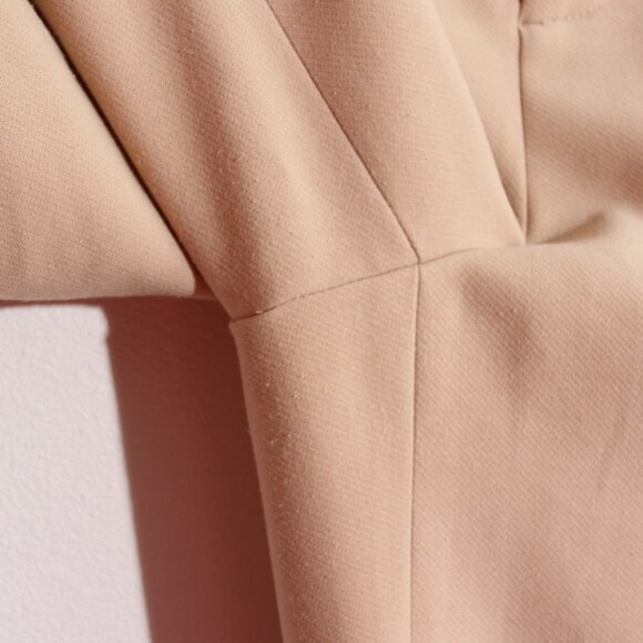 Alice + Olivia Dylan High Waist Wide Leg Pant Trousers Almond Pleated Size 2 - Picture 11 of 16